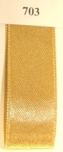 Double Face Satin 6.5mmx50Mtr Gold-0