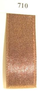 Double Face Satin 25mmx25Mtr Brown-0