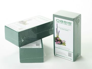 Oasis Ideal Floral Foam Brick Indiviually Wraped-0