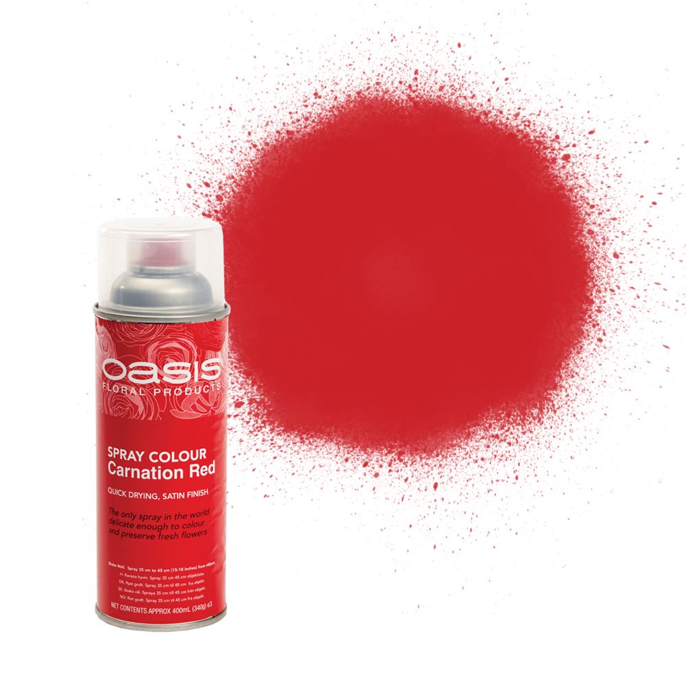 OASIS® Spray Colour Carnation Red-0