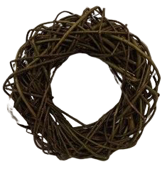 Willow Wreath 30cm Natural-0