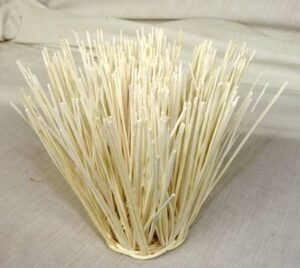 Rattan Core Round Small 6 x 13cm Bleached-0