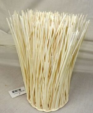 Rattan Core Round Medium 10 x 20cm Bleached-0