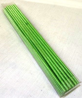 Wire Spiral 25cm Apple Green-13028