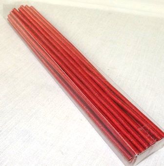Wire Spiral 25cm Red-0