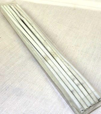 Wire Spiral 25cm White-0