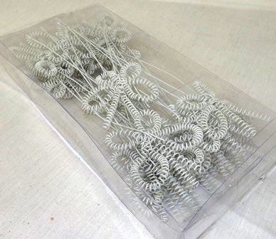Wire Spring Butterfly White o/wr-0