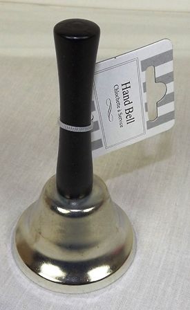 12 x 6.5cm Classic Hand Bell-0