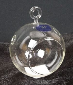 8 x 9cm Hanging Bubble T-Light Holder x 4-0