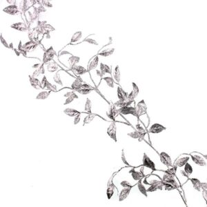180cm Honeysuckle Garland Silver-0