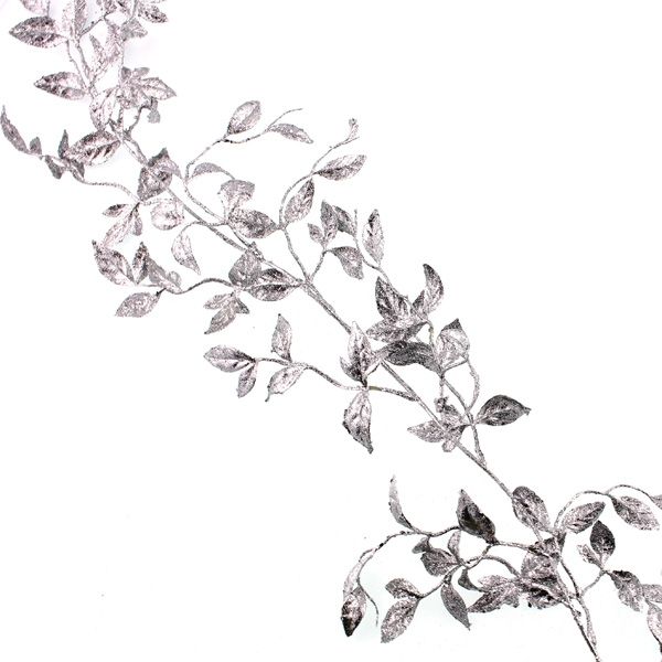 180cm Honeysuckle Garland Silver-0