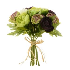 Ranuculus Bundle Mix Green/Aubergine-0