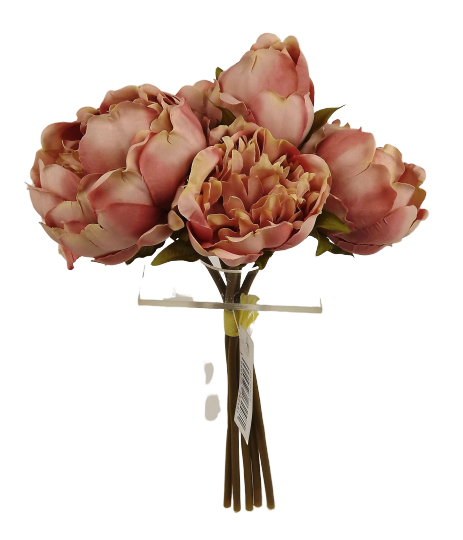 28cm Bisque Peony Posy-0