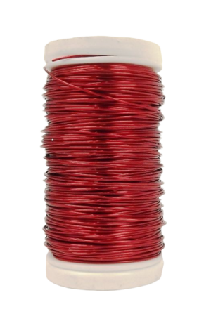 Metallic Wire Red (0.5mm x 100g)-0