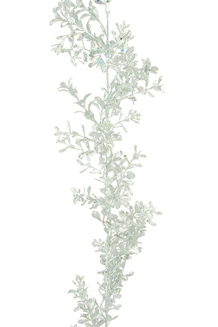 Sparkle Boxwood Garland 180cm Silver-0