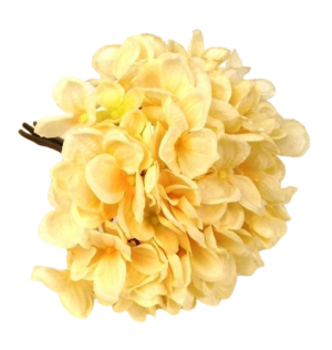 28cm Hydrangea Posy Light Peach