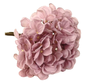 28cm Hydrangea Posy Grey