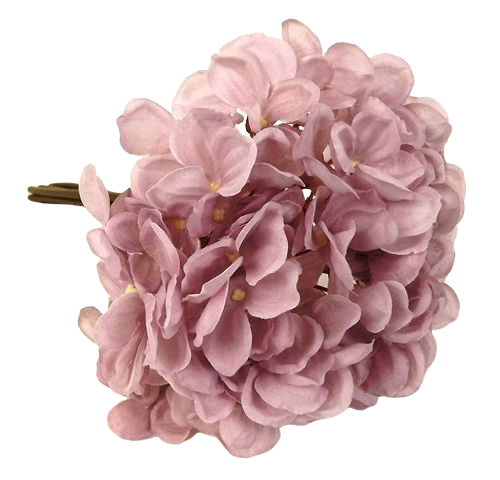 28cm Hydrangea Posy Grey