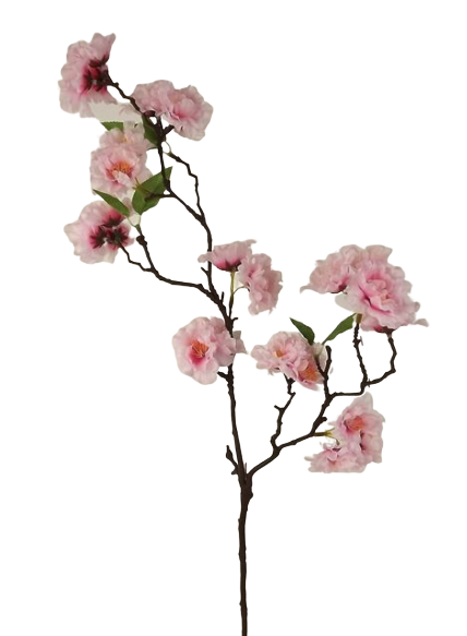 Small Cherry Blossom Spray Light Pink 75cm-0
