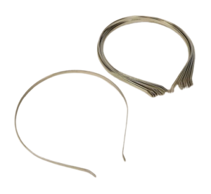 Metal Headband x 12pcs - Silver-0