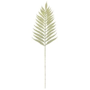 54cm Glittered Lady Fern Green-0