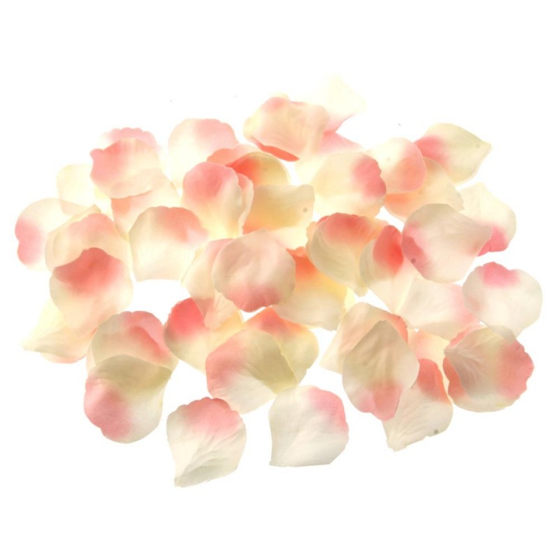 Bulk Rose Petals x 1,000 Pieces Champagne/Pink-0
