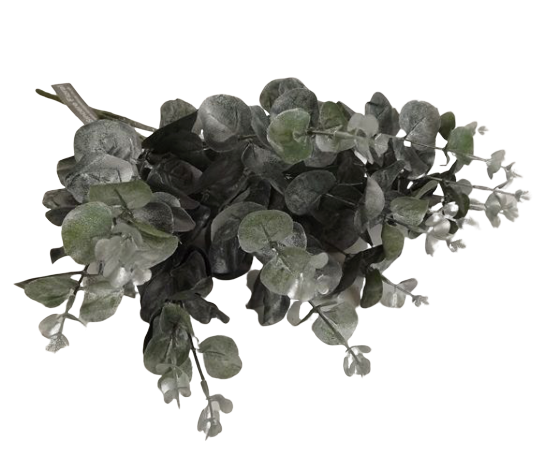 49cm Silver/Green Eucalyptus Bush-0