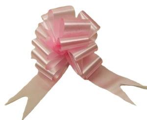 50mm Baby Pink Pull Bow's x 20-0