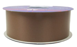 2 x 100yds Brown Poly Ribbon-0