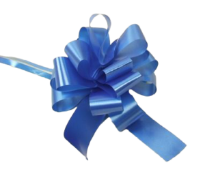 31mm Royal Blue Pull Bows x 30pcs-0