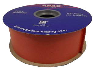 2 x 100yds Polypro Ribbon Orange-0