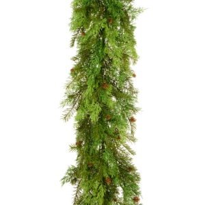 Deluxe Cedar/Pine Garland 320cm -0