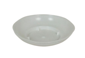 Plastic Floral Bowl White x 25pcs-0