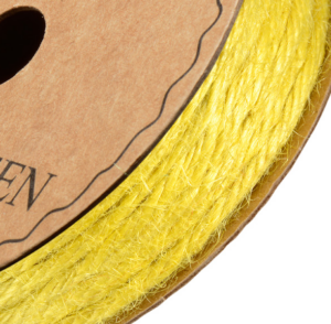 Hessian String 2mm x 10mtr Yellow-0