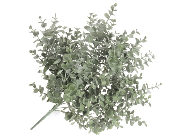Artificial Spiral Eucalyptus Bush - Green/Grey-0
