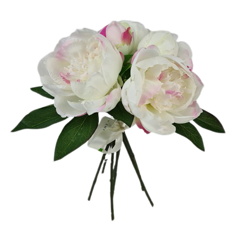Peony Bundle 35cm White/Pink-0