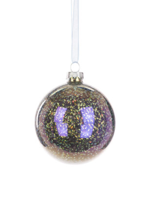 GLASS Paloma Bauble 8cm-0