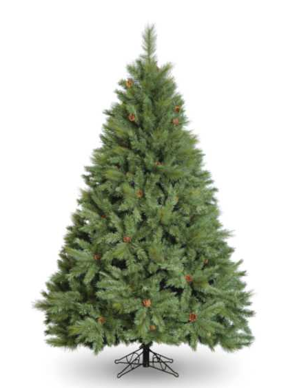 7' Boston Pine Cone Tree-0