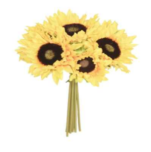 30cm Sunflower Posy x 7 Heads-0