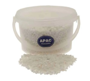 4kg Bucket 4-6mm Tumbled Snow White Stones-0