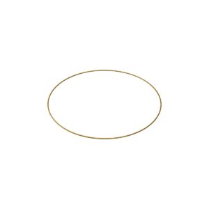40cm Gold Bridesmaid Flower Hoop-0
