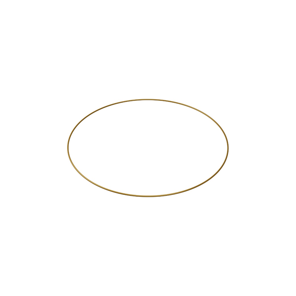 40cm Gold Bridesmaid Flower Hoop-0