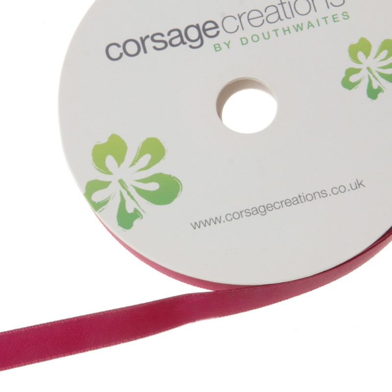 15mm Double Faced Satin - Wine (15mm x 20m)-0