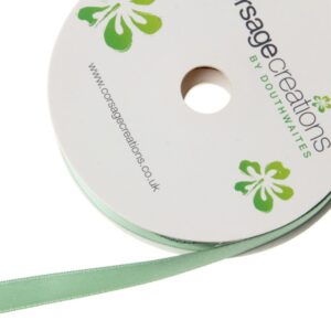 25mm Double Faced Satin - Sage Green (25mm x 20m)-0
