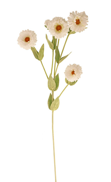 76cm Daisy Spray White-0
