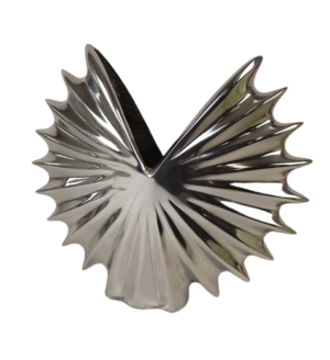 Aluminium Shell Vase 22cm-0