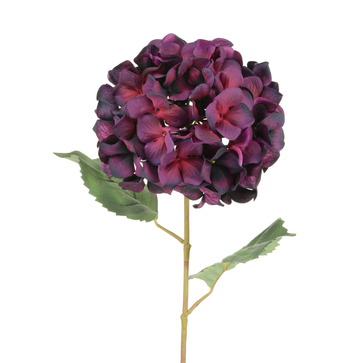 Luxury Hydrangea 68cm Aubergine-0