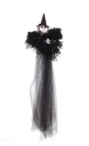 50cm Fabric Ghost Hanger Black-0