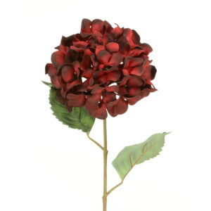 Luxury Hydrangea 68cm Dark Red-0