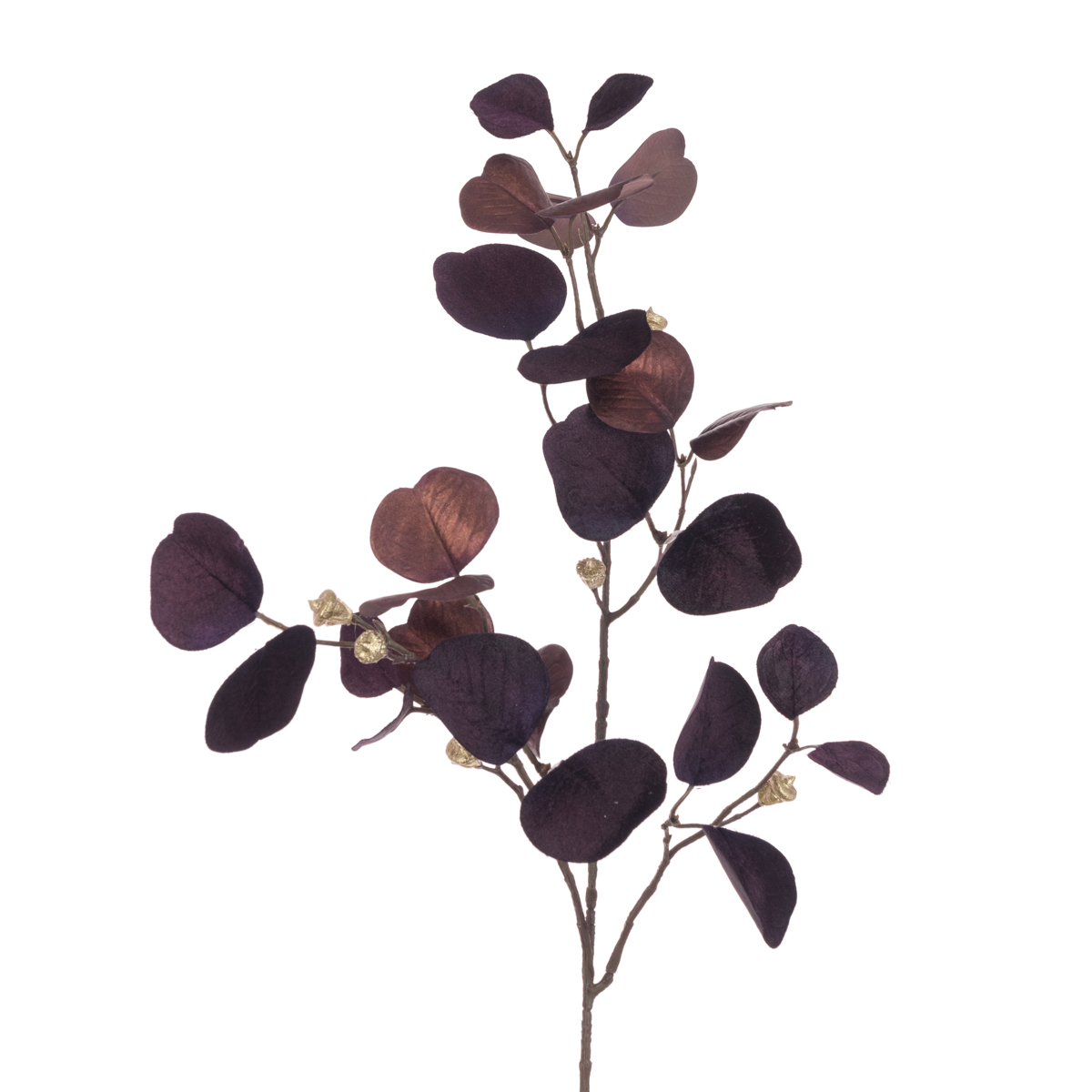 Luxe Eucalyptus Spray 81cm Aubergine-0